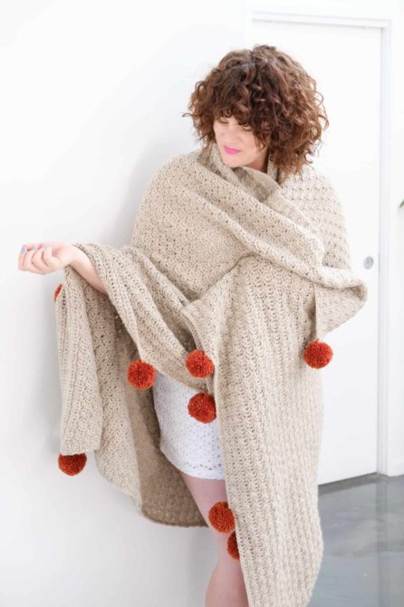 chunky crochet blanket patter