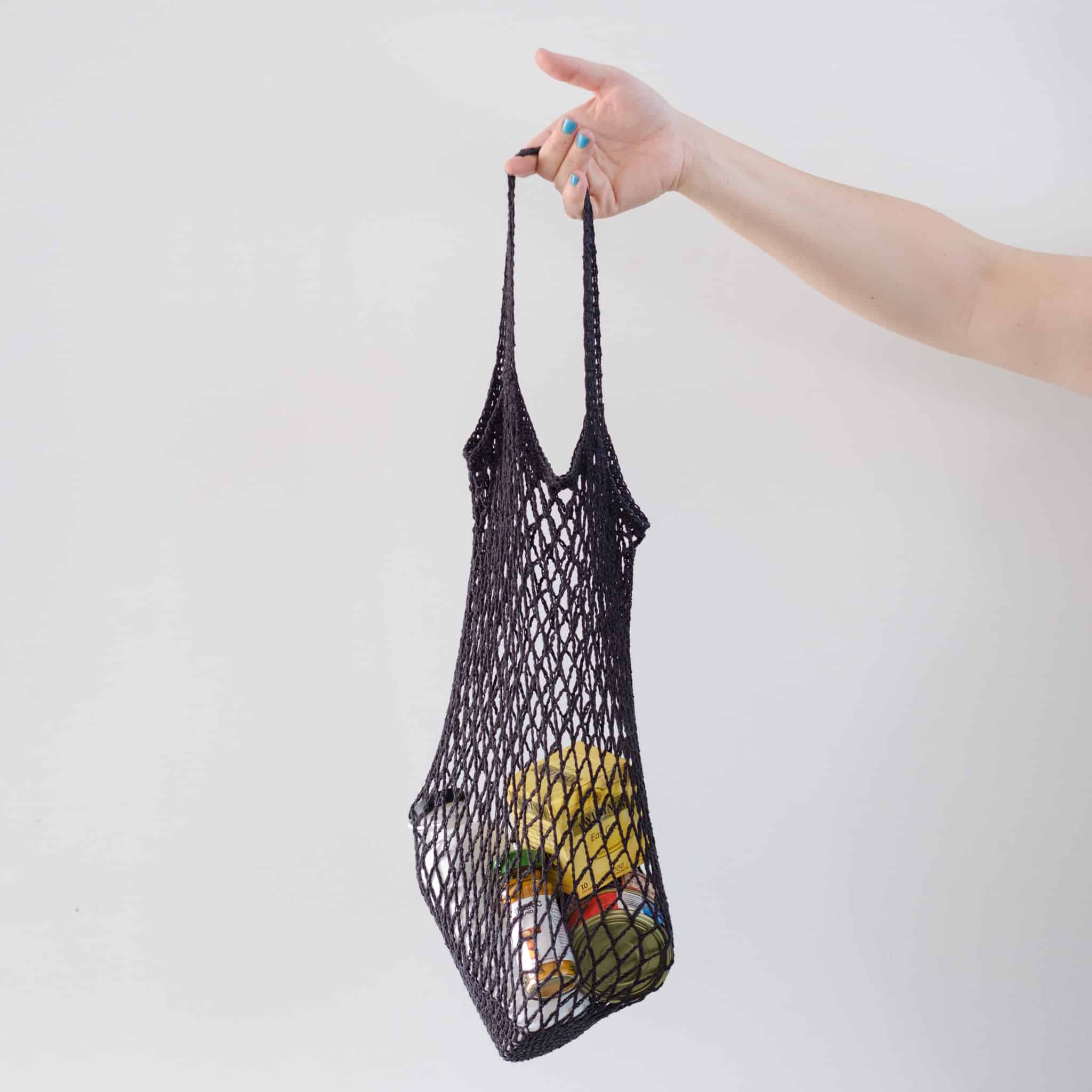 Crochet Mesh Bag from T-shirt Yarn